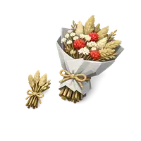 دسته گل و ساقه خشک