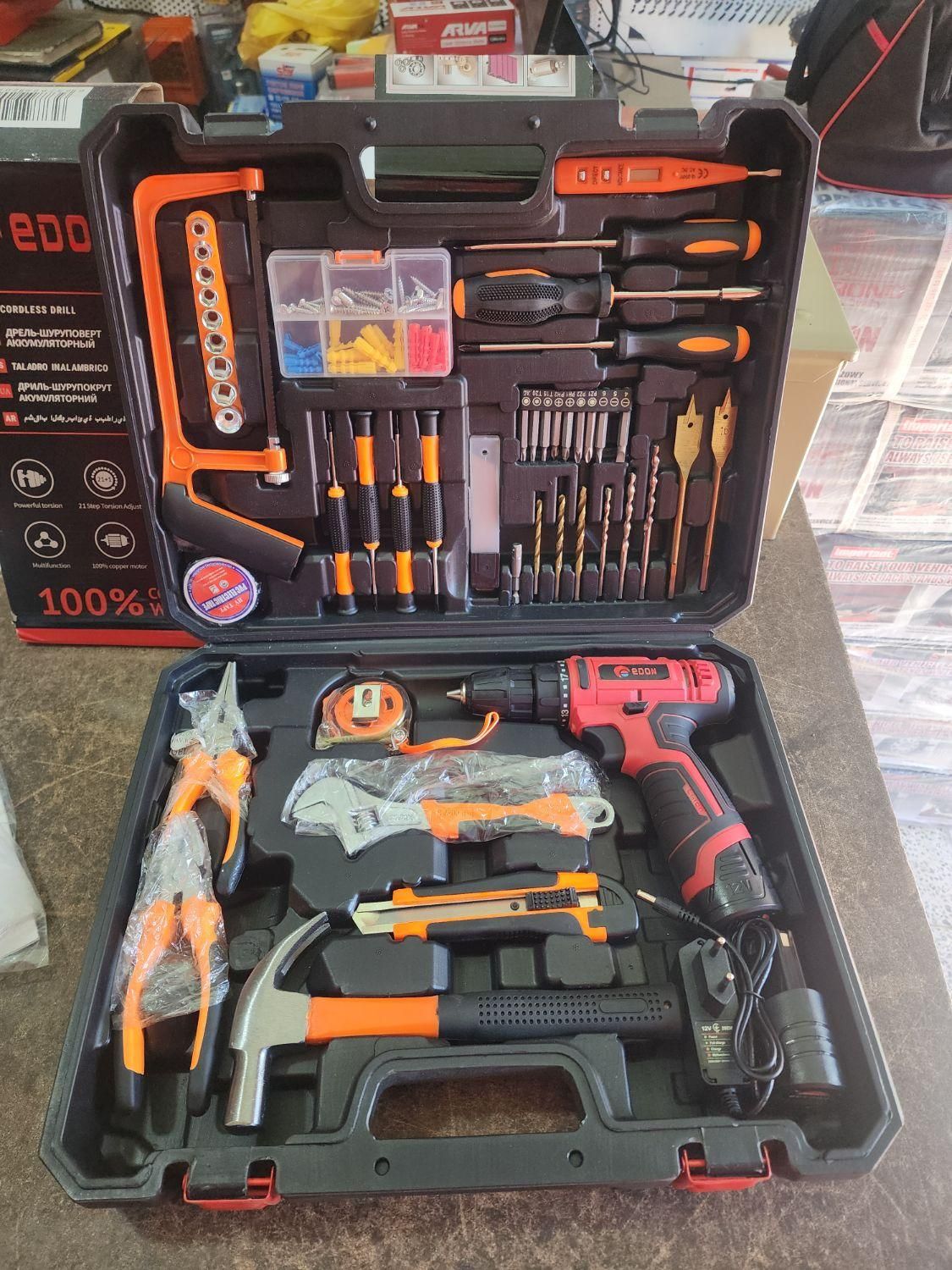 پک ۱۲۶ عددی دریل شارژی ادون|ماشینآلات صنعتی|ایلام, |دیوار