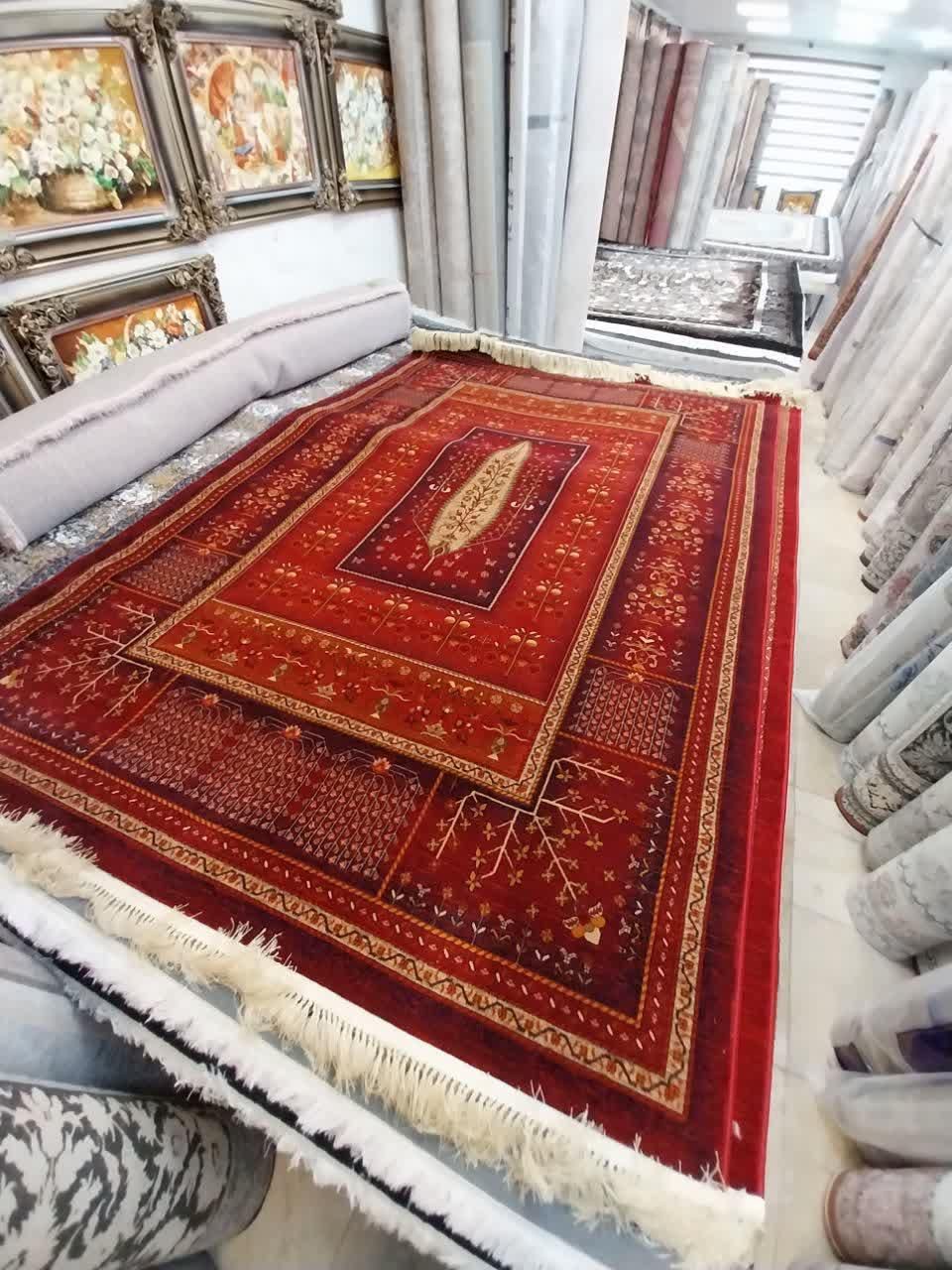 فرش سنتی بلوچی ۷۰۰ شانه اصل نگارین ایرونی|فرش|مشهد, امیر|دیوار