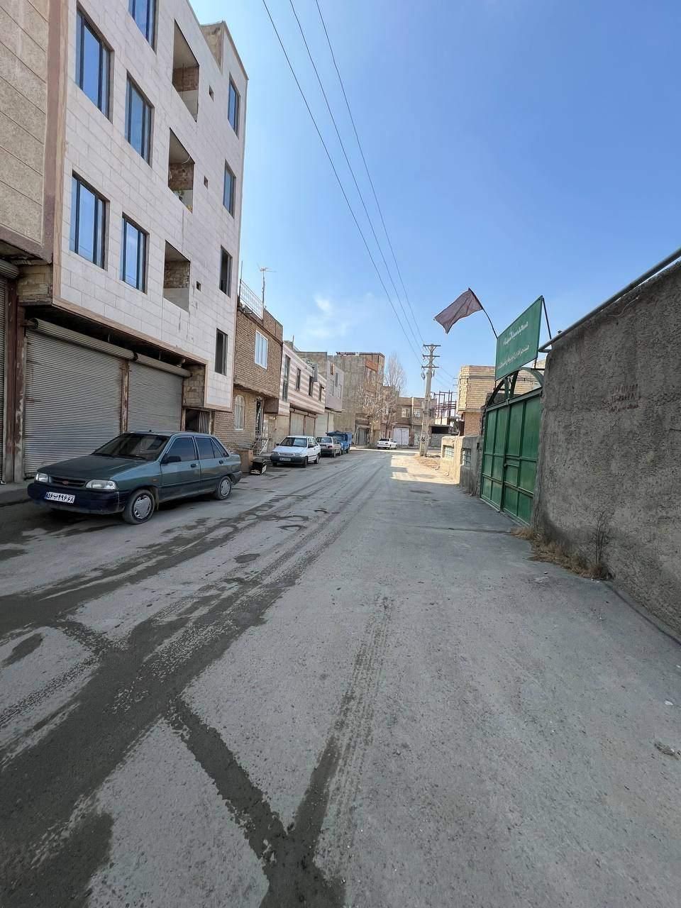 چهاردیواری120متر دو نبش تجاری چهارباغ ملک آباد|فروش زمین و ملک کلنگی|کرج, ملک‌آباد|دیوار