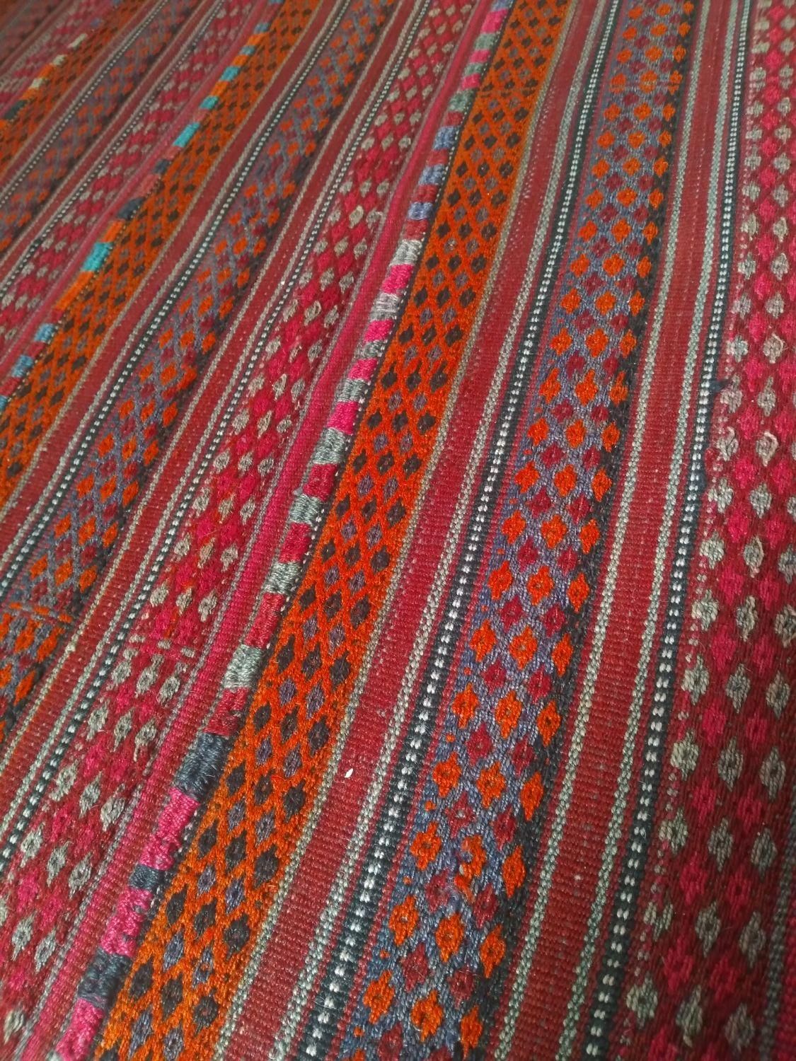 جاجیم دستباف قدمت بالای ۸۰سال سنتی پشم خالص|گلیم، جاجیم، گبه|زنجان, |دیوار