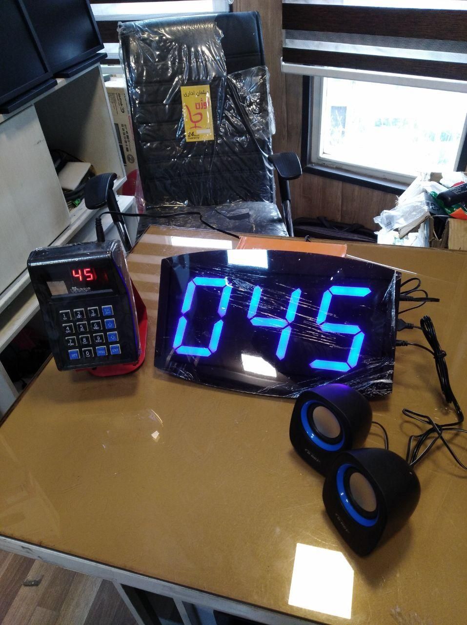 دستگاه فراخوان مشتری و اعلام شماره و نوبت رنگ آبی|کافیشاپ و رستوران|تهران, ایرانشهر|دیوار