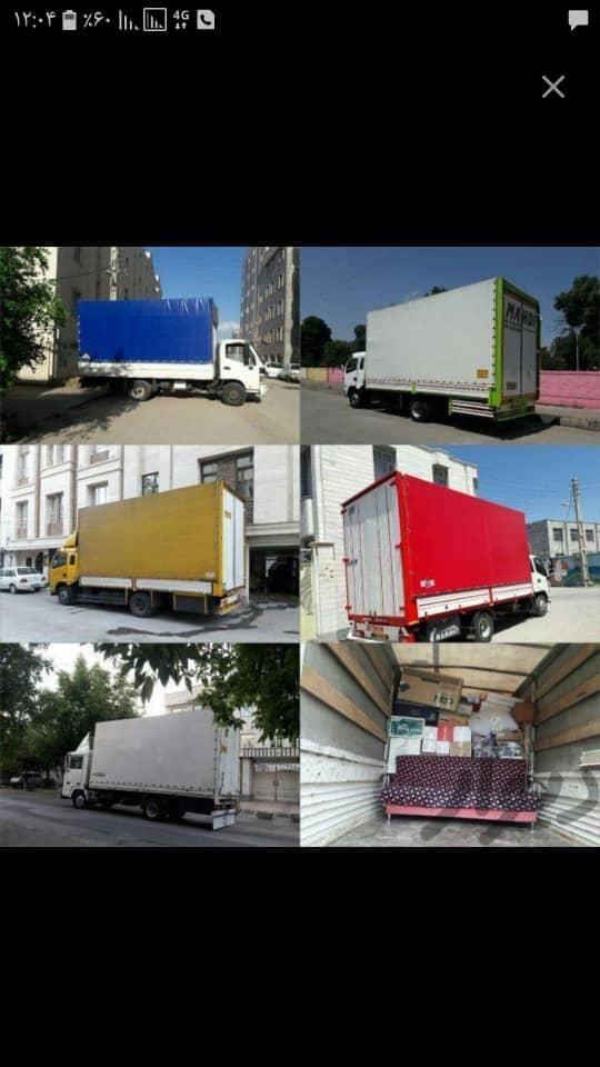 باربری صدرا ماشین بار اثاثیه منزل کارگر اسباب کشی|خدمات حمل و نقل|صدرا-فارس, |دیوار