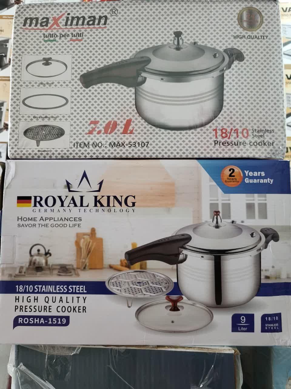 قابلمه زودپز مارک رویال کینگ آلمان تمام استیل بزرگ|ظروف پخت‌وپز|یزد, |دیوار