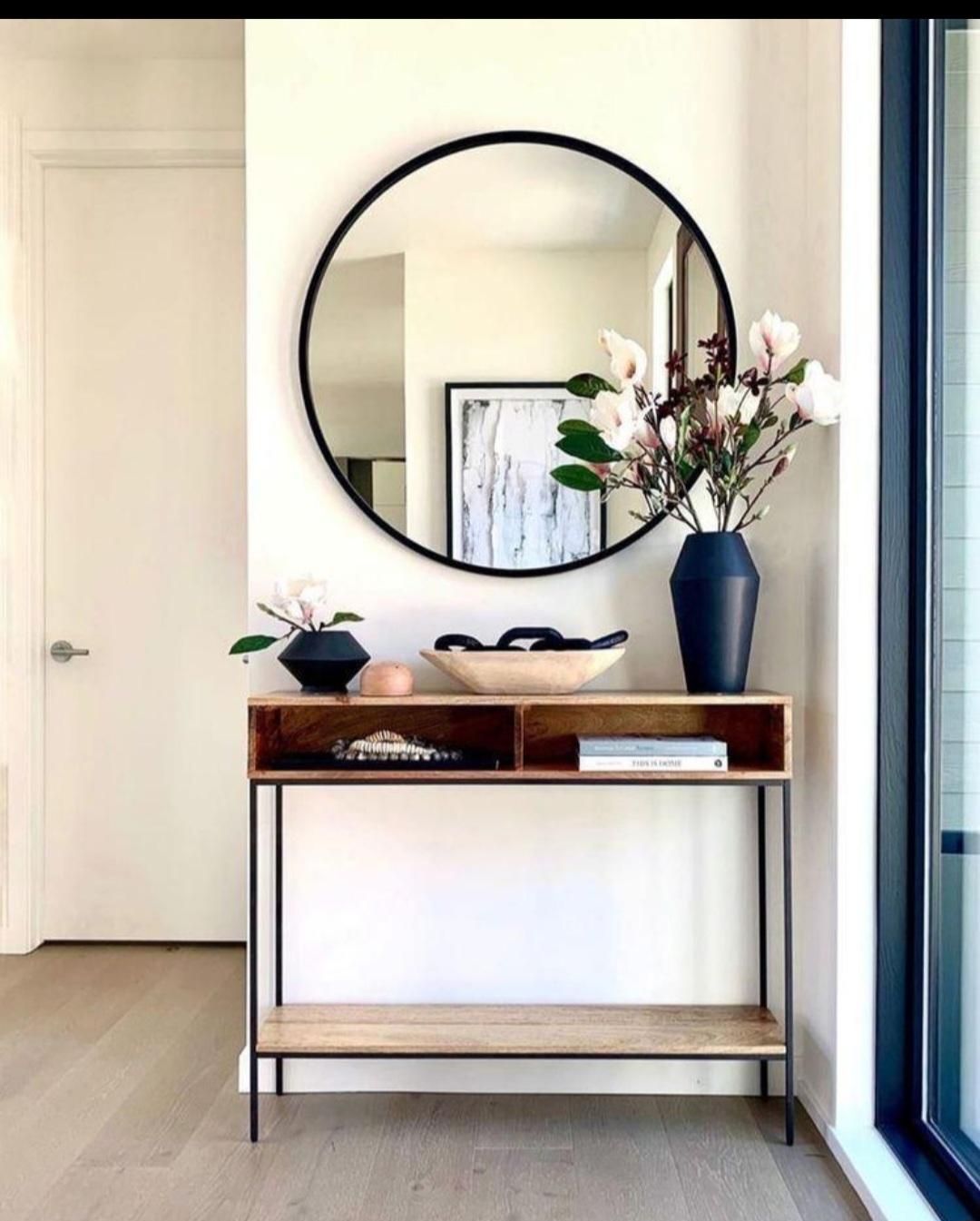 آینه گرد قاب فلزی|آینه|تهران, نیروی هوایی (پیروزی)|دیوار