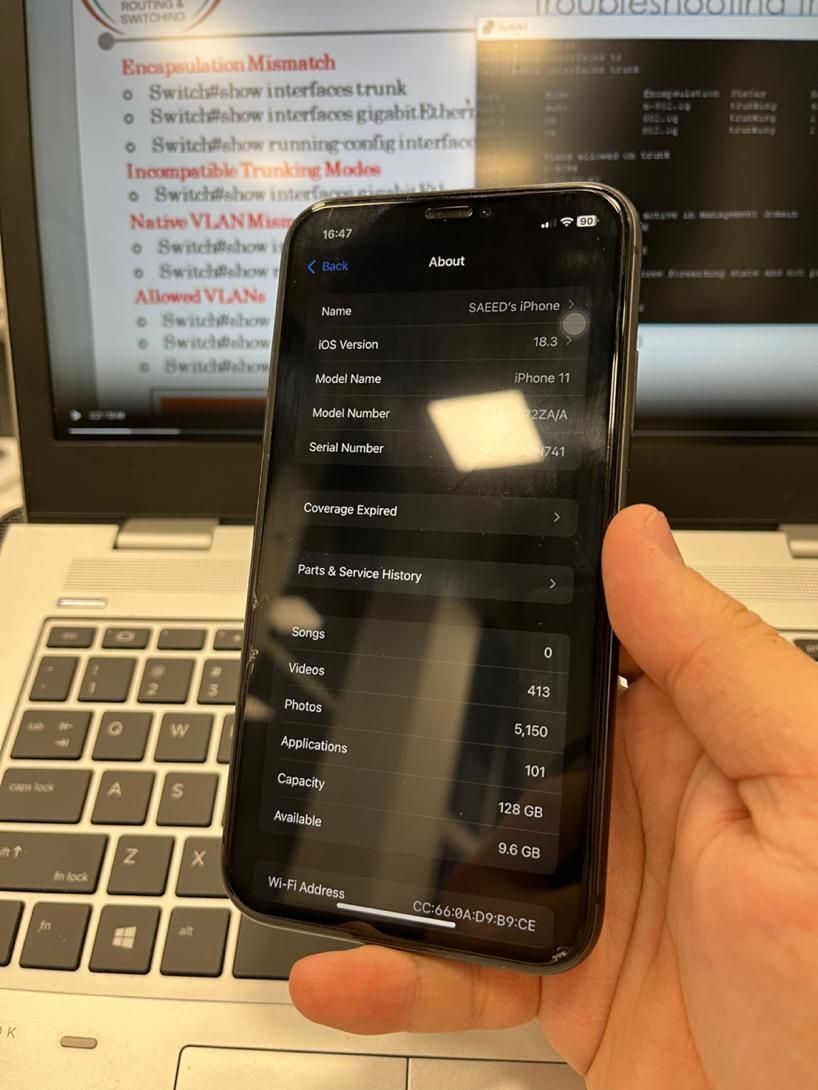 اپل iPhone 11 با حافظهٔ ۱۲۸ فول پکیج|موبایل|تهران, نازی‌آباد|دیوار