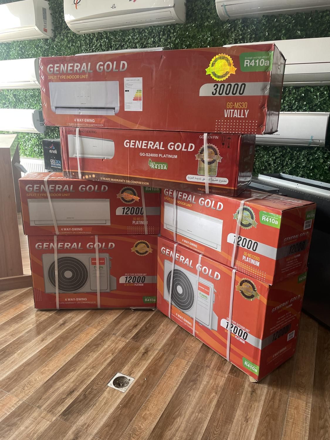 کولرگازی ۱۲ هزار جنرال گلد gg-s12000|کولر گازی و فن‌کوئل|کرج, گوهردشت|دیوار