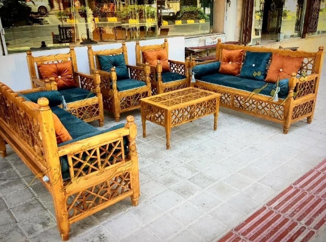 تخت سنتی مبلمان عراقی مراکشی شاه نشین مبل سنتی|مبلمان خانگی و میز عسلی|ملایر, |دیوار