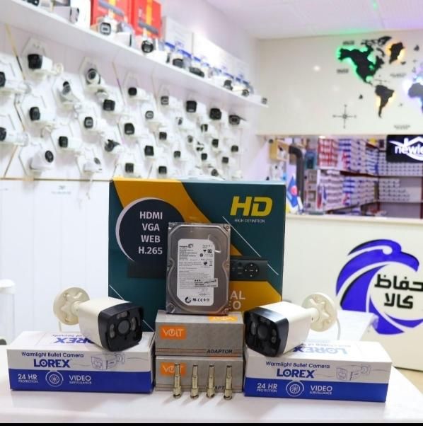 دوعدد دوربین لورکس|دوربین مداربسته|سنندج, |دیوار