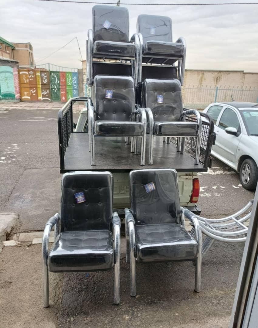 صندلی راحتی نه دکمه ام پی کنفرانسی صدفی مبل آرام|دفتر کار|تبریز, |دیوار