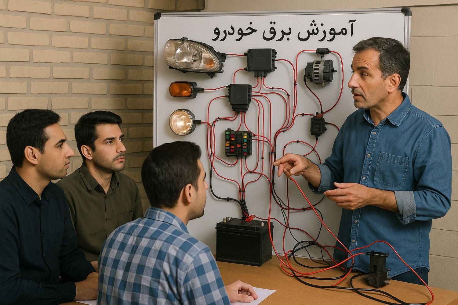 آموزش تخصصی برق خودرو با مدرک فنی|خدمات آموزشی|گرگان, |دیوار