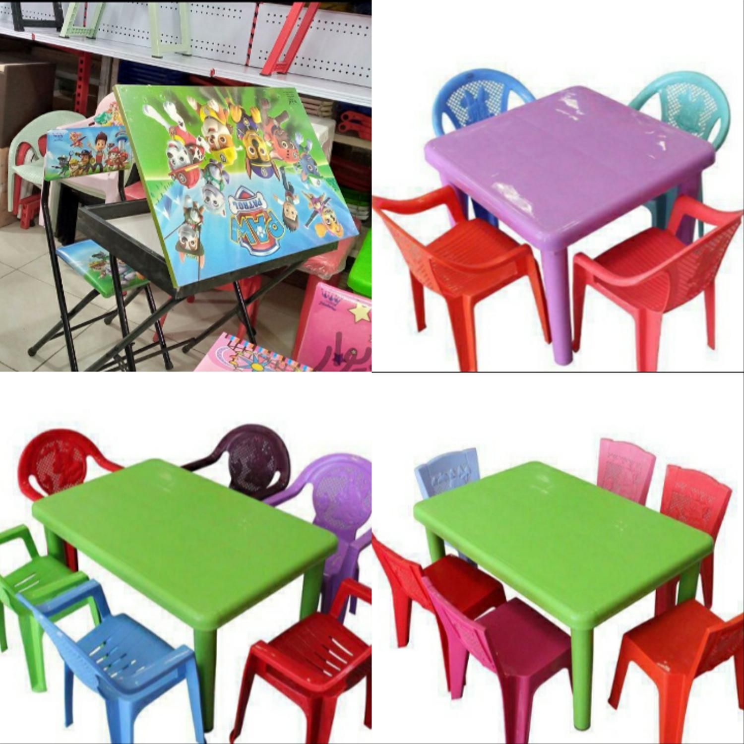 صندلی پلاستیکی مهد و کودک|میز و صندلی غذاخوری|اندیشه, |دیوار