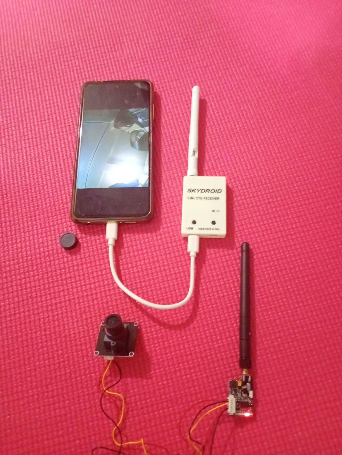 دوربین FPV LT200 58GHz با فرستنده و گیرنده|دوربین مداربسته|تهران, جنت‌آباد مرکزی|دیوار