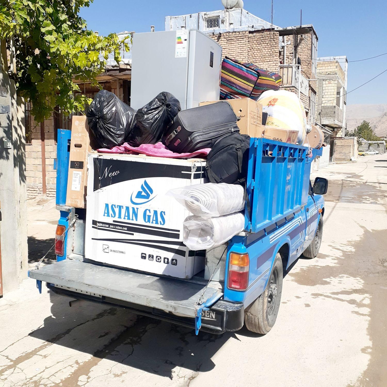 وانت تلفنی،حمل بار،بانیسان،باربری اساس کشی باکارگر|خدمات حمل و نقل|کرمانشاه, |دیوار