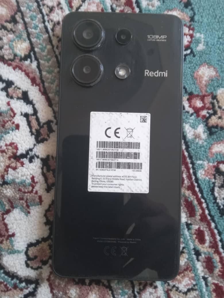 شیائومی Redmi Note 13 با حافظهٔ ۲۵۶ گیگابایت|موبایل|بندر ماهشهر, |دیوار