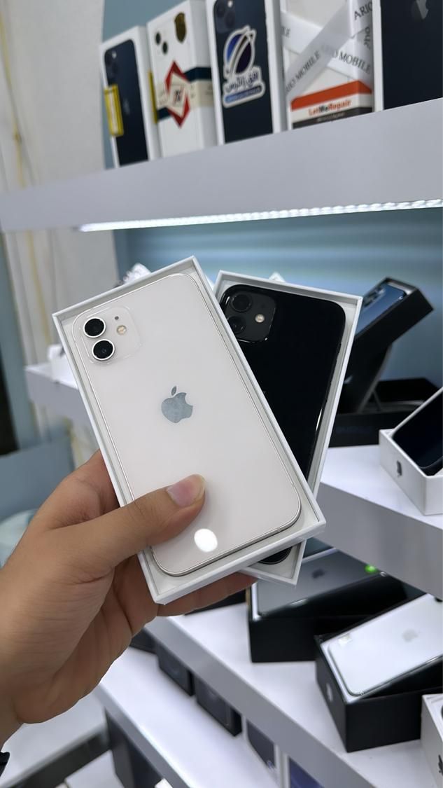 اپل iPhone 12 دوسیم پک اصلی حافظه ۱۲۸ گیگ zaa|موبایل|گرگان, |دیوار