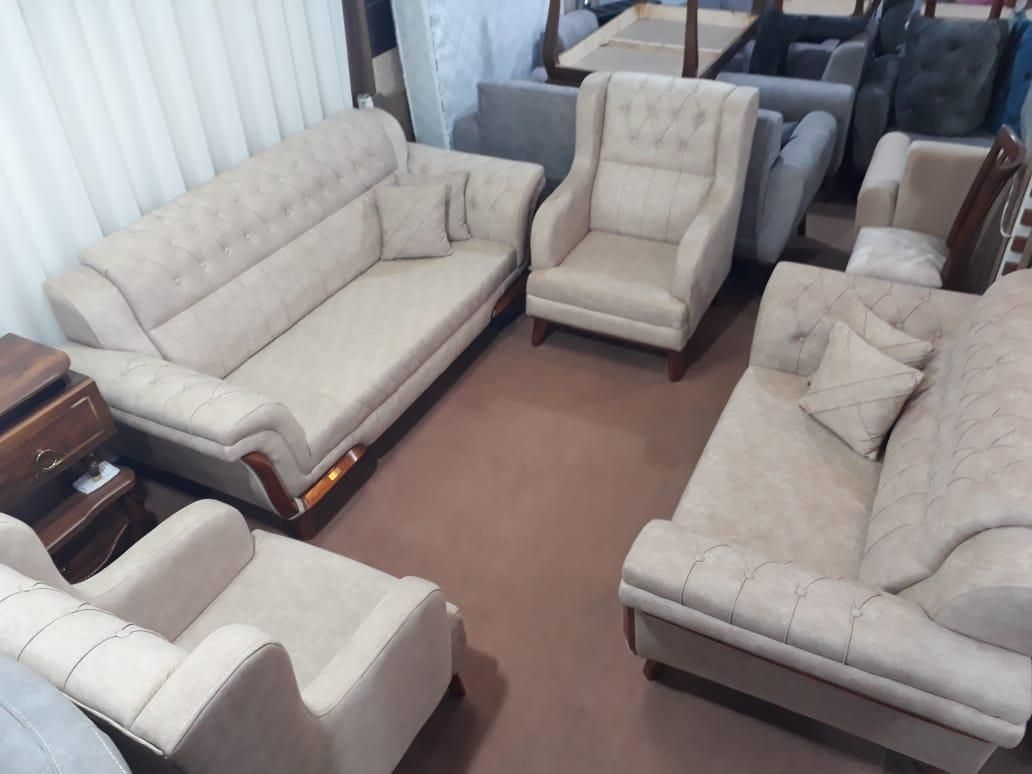 مبل مدل  کاسپین مارشال ۷نفره. ۶ماهه چک باهمین قیمت|مبلمان خانگی و میز عسلی|ساری, |دیوار