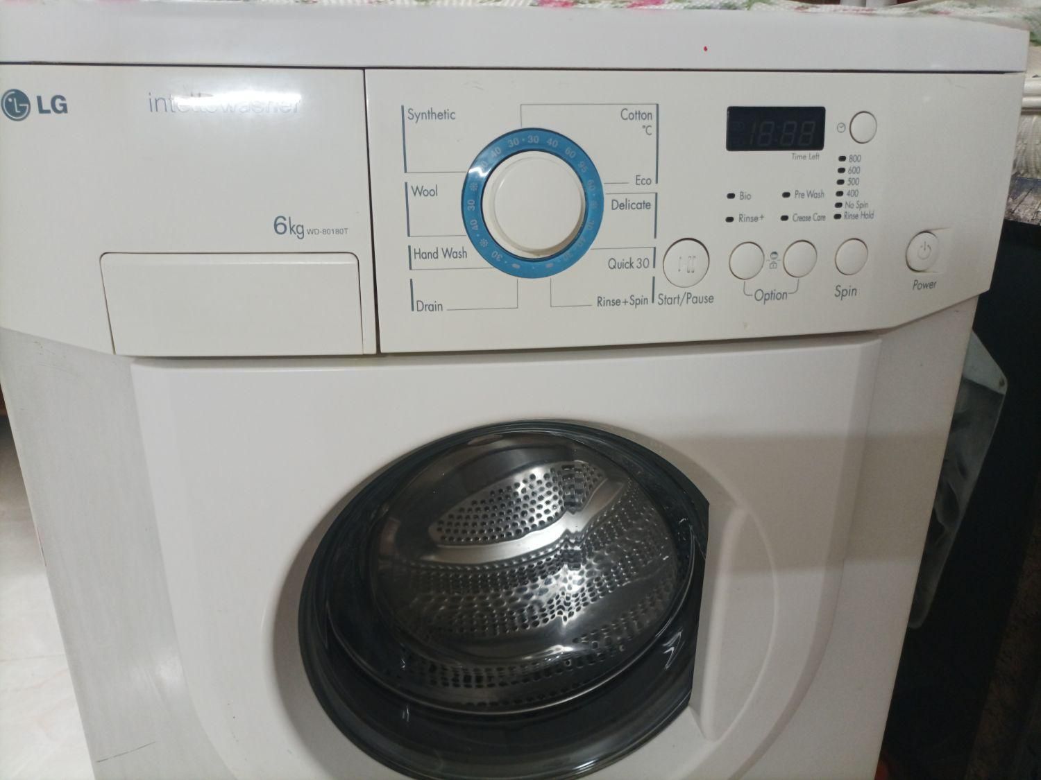 LG intellowasher 6kg|ماشین لباسشویی و خشک‌کن لباس|تهران, ظهیرآباد|دیوار