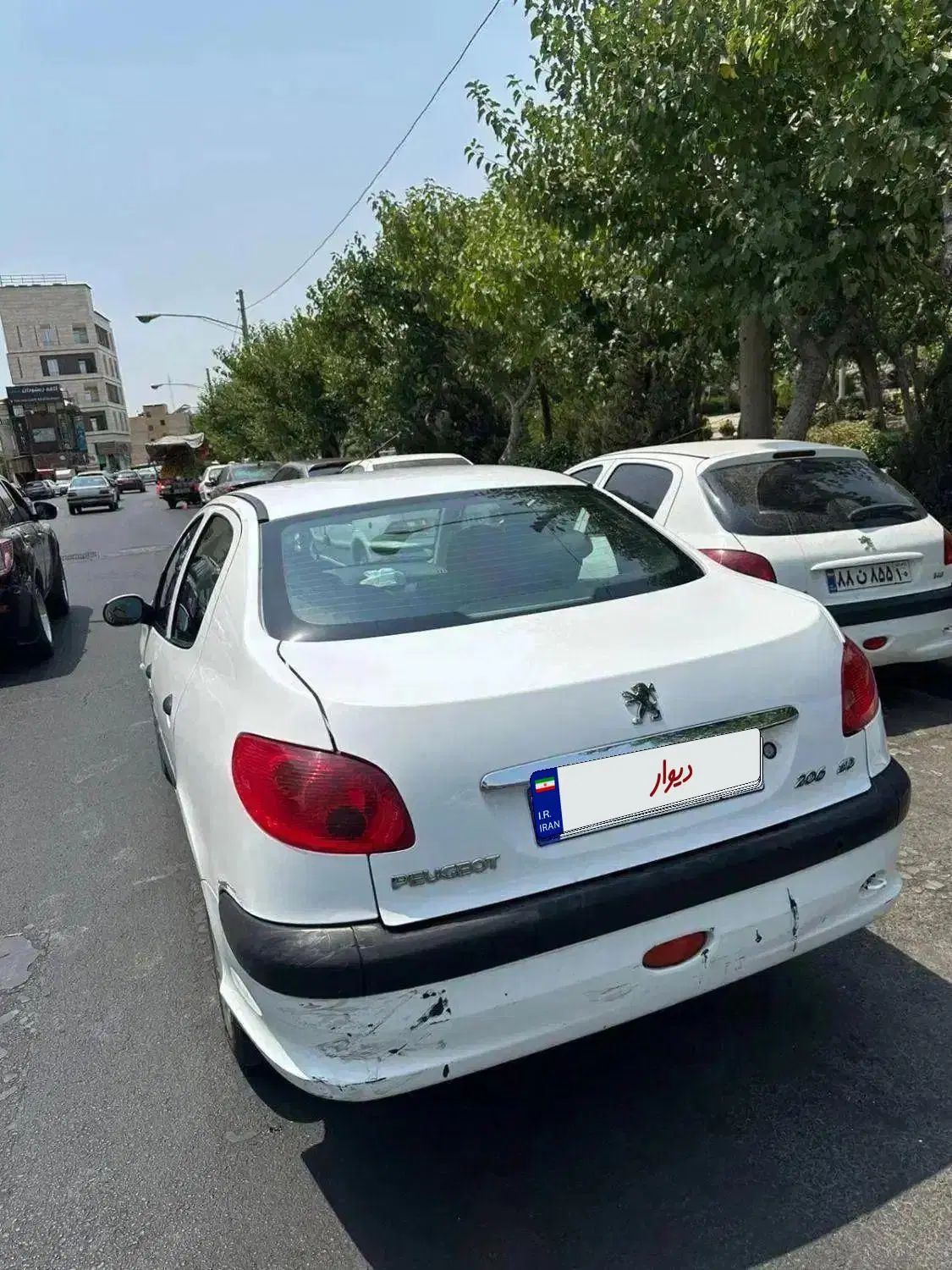 خودروی ۲۰۶ صندوقدار مدل ۱۳۹۴|خودرو سواری و وانت|تهران, شهرک فردوس (حسینی)|دیوار