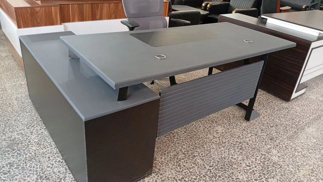 میزپرچمی دوطرفه نماچرم صفحه دوبل ال بغل مدیری|دفتر کار|تبریز, |دیوار