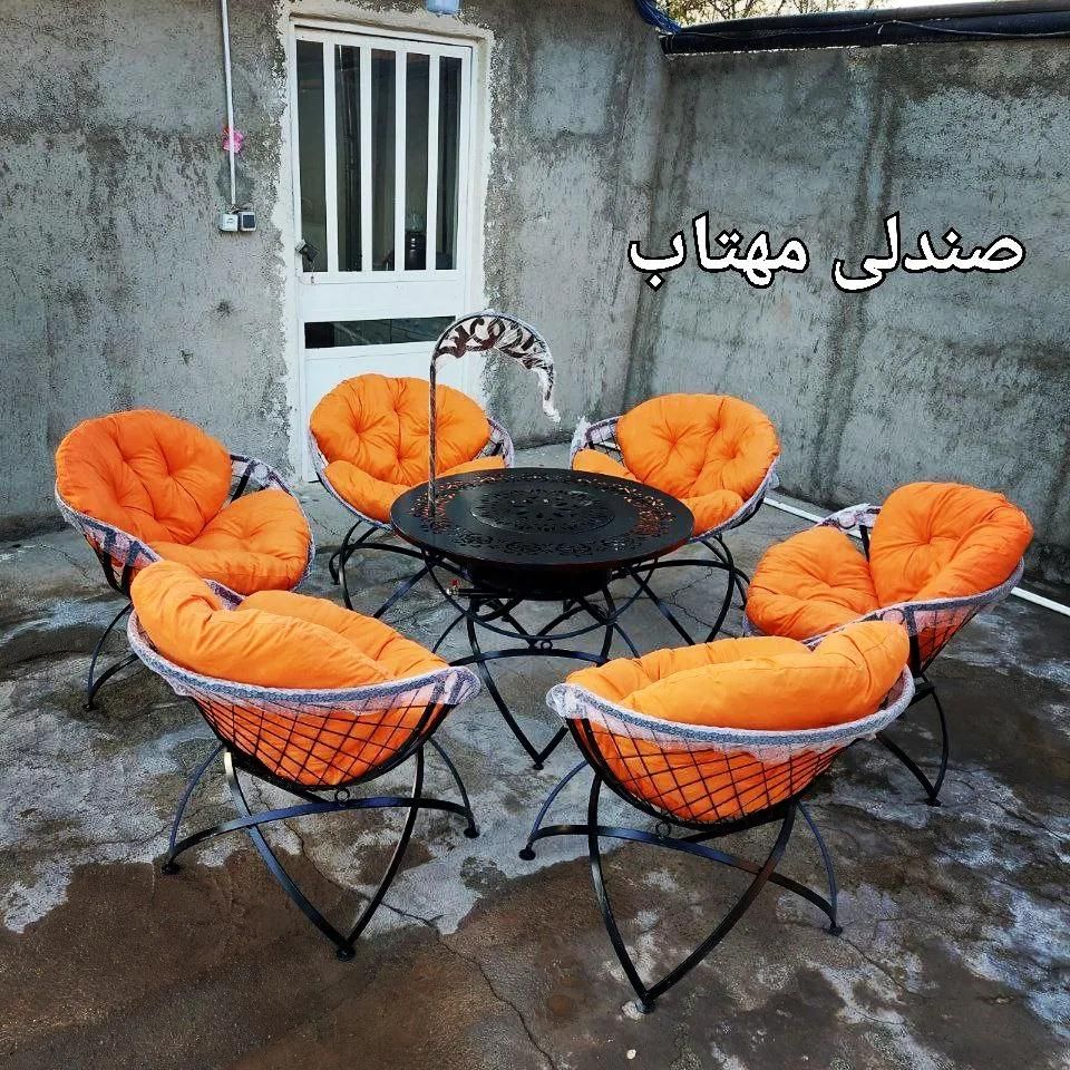 میز و صندلی باغی مبلمان ویلایی مدل بهاره|میز و صندلی غذاخوری|خمینیشهر, |دیوار