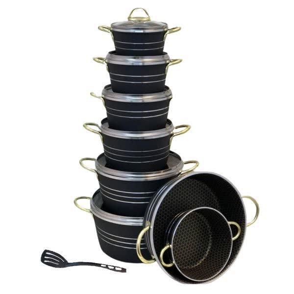 سرویس قابلمه مدل2026 چُدن کف زنبوری FORJ جدید|ظروف پخت‌وپز|یزد, |دیوار