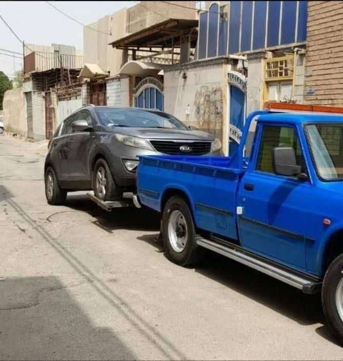 امداد خودرو و یدک کش چرخ گیر و جرثقیل شبانه روزی|خدمات حمل و نقل|شیراز, شهرک پرواز|دیوار