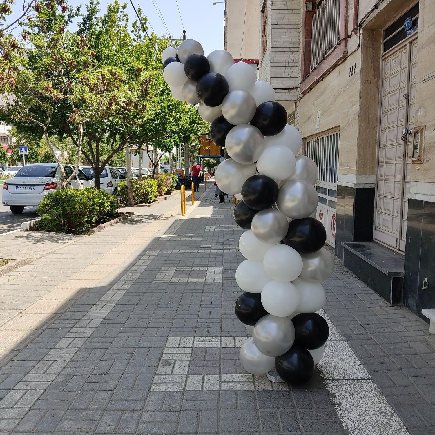 استند تم تولد بادکنک آرایی هلال۲متر رنگبندی دلخواه|اسباب‌‌بازی|مشهد, کوثر|دیوار