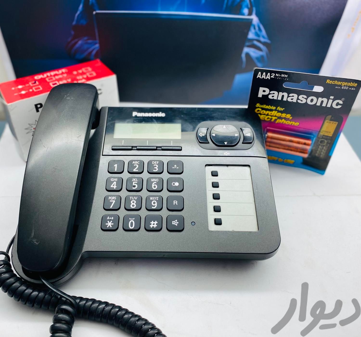 تلفن دو گوشی پاناسونیک مدلKX-TG5451|رایانه رومیزی|تهران, مسعودیه|دیوار