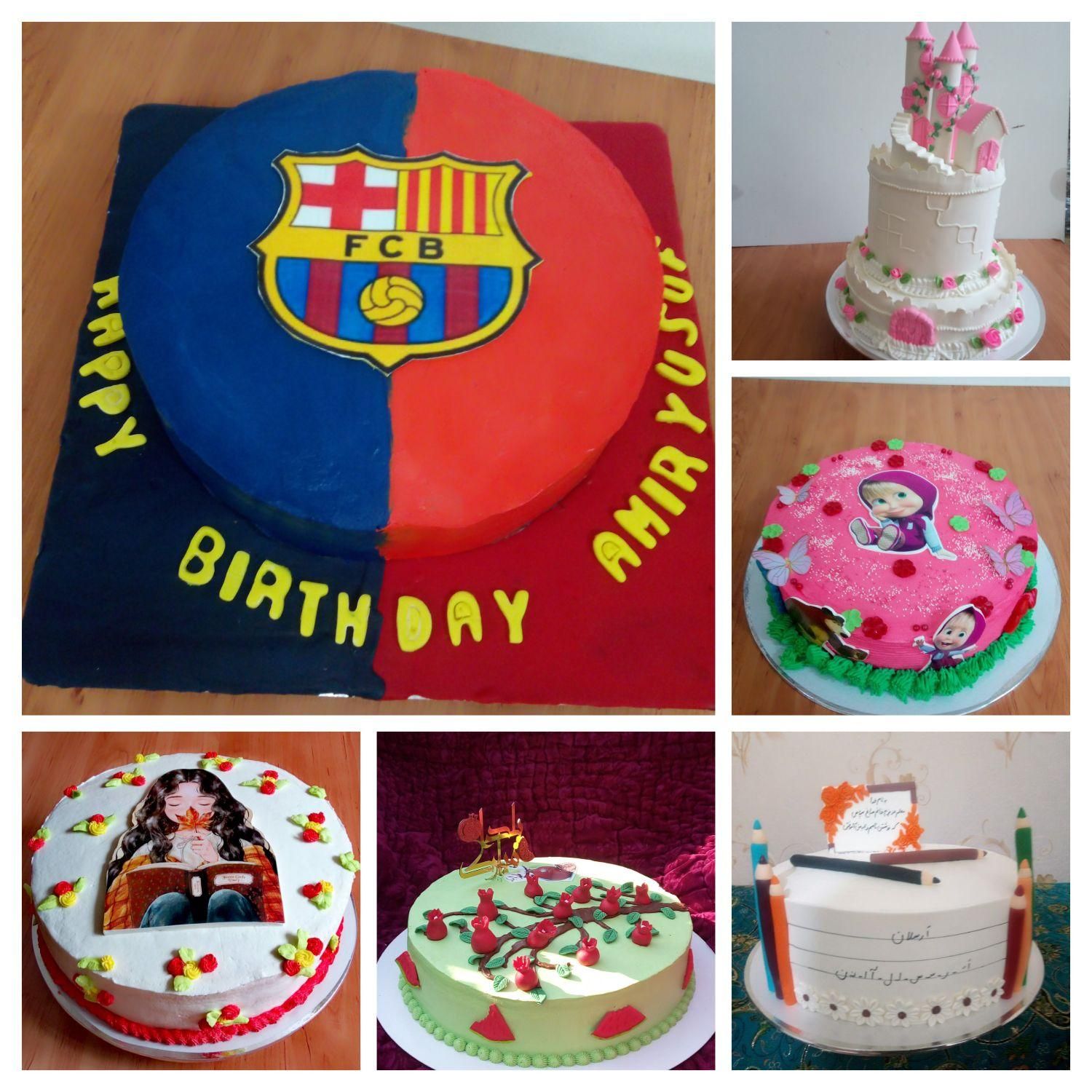 سفارش کیک تولد خانگی نارسیس یزد|خدمات پذیرایی، مراسم|یزد, |دیوار