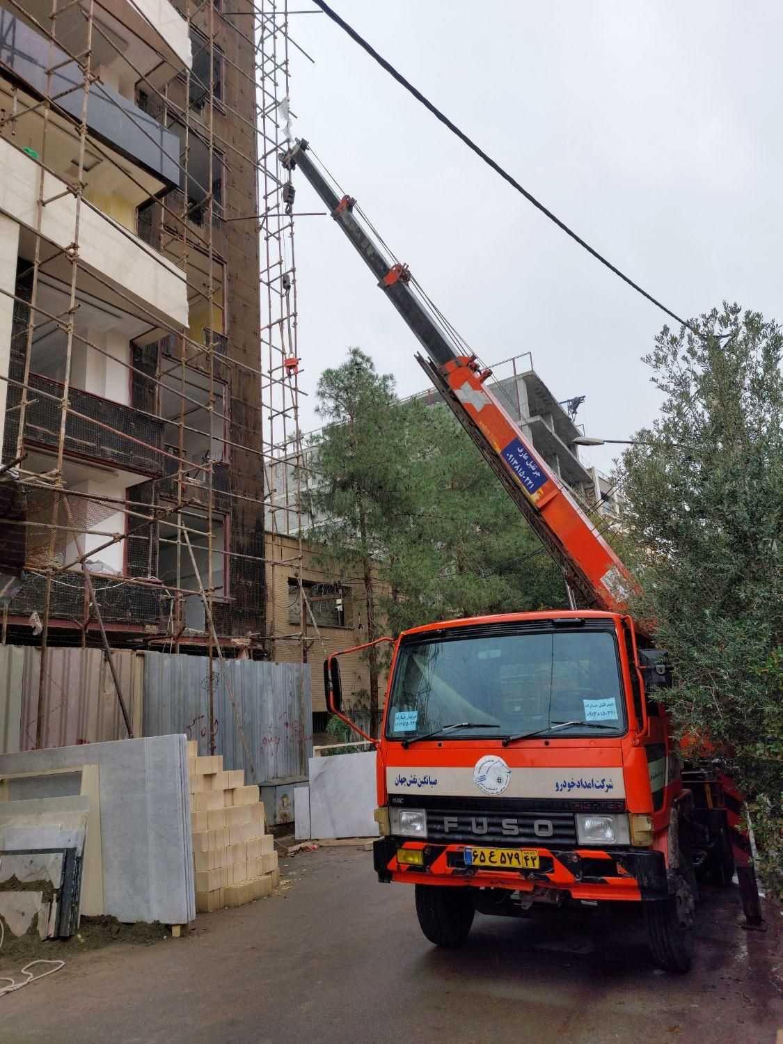 خدمات جرثقیل دکل بلند|خدمات حمل و نقل|اصفهان, ملک‌شهر|دیوار