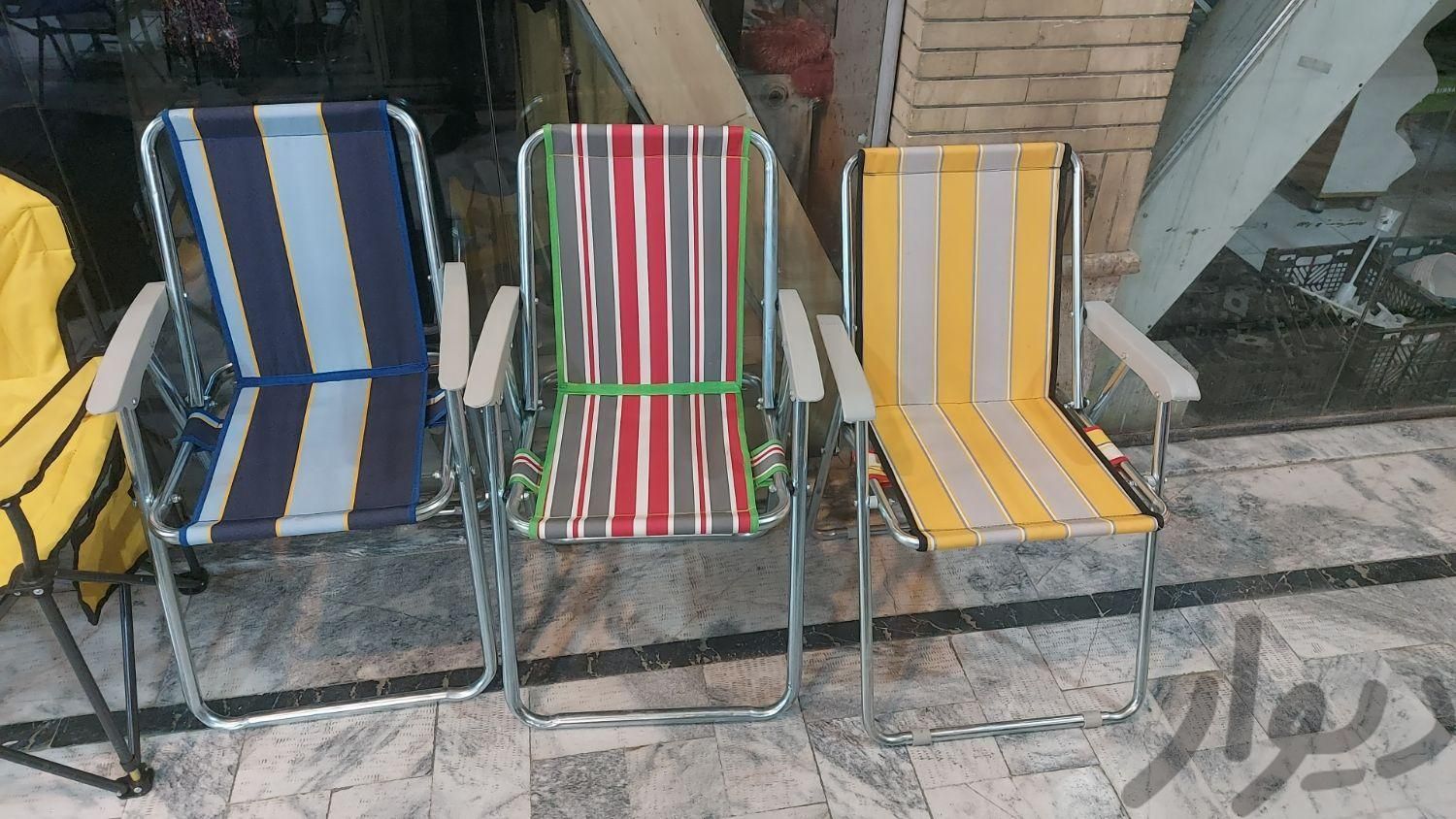 صندلی ساحلی دسته مبلی تاشو۷فنره|صندلی و نیمکت|مشهد, سپاد|دیوار