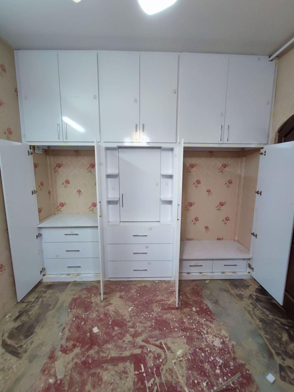 کمد دیواری طرح۱۰ سه در سه|جاکفشی، کمد، دراور|مشهد, شهید مطهری|دیوار