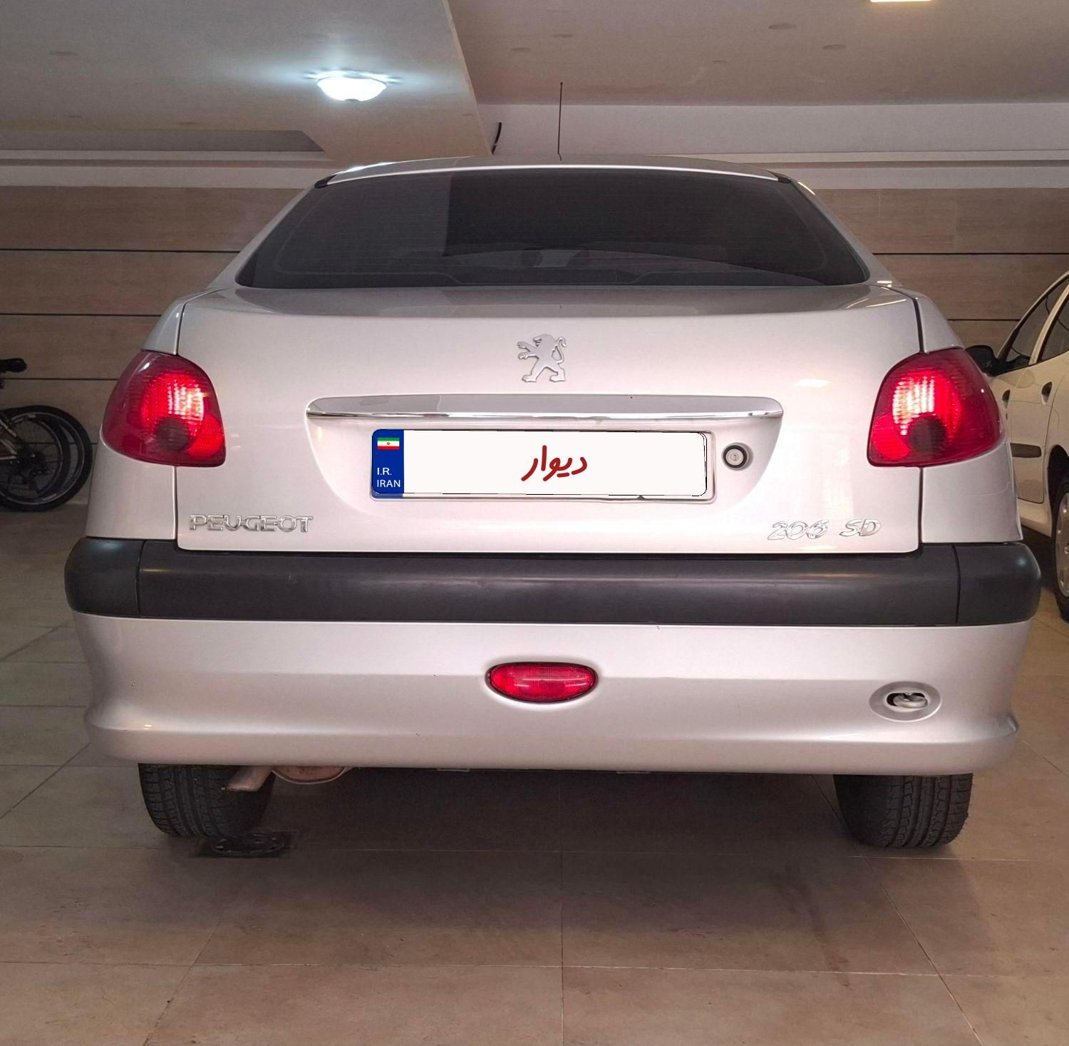 پژو V8 206sd-نقره ای متالیک - 242000km|خودرو سواری و وانت|تبریز, |دیوار