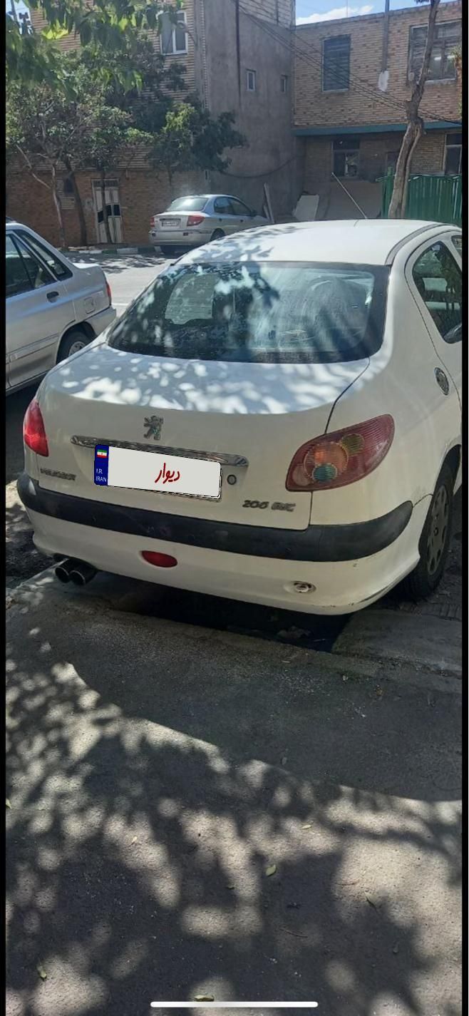 پژو 206 SD V8، مدل ۱۳۹۲|خودرو سواری و وانت|تبریز, |دیوار