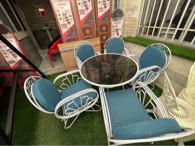 میز وصندلی باغی کافی شاپی نهار خوری صندلی پلاستیکی|میز و صندلی غذاخوری|مشهد, عبادی|دیوار