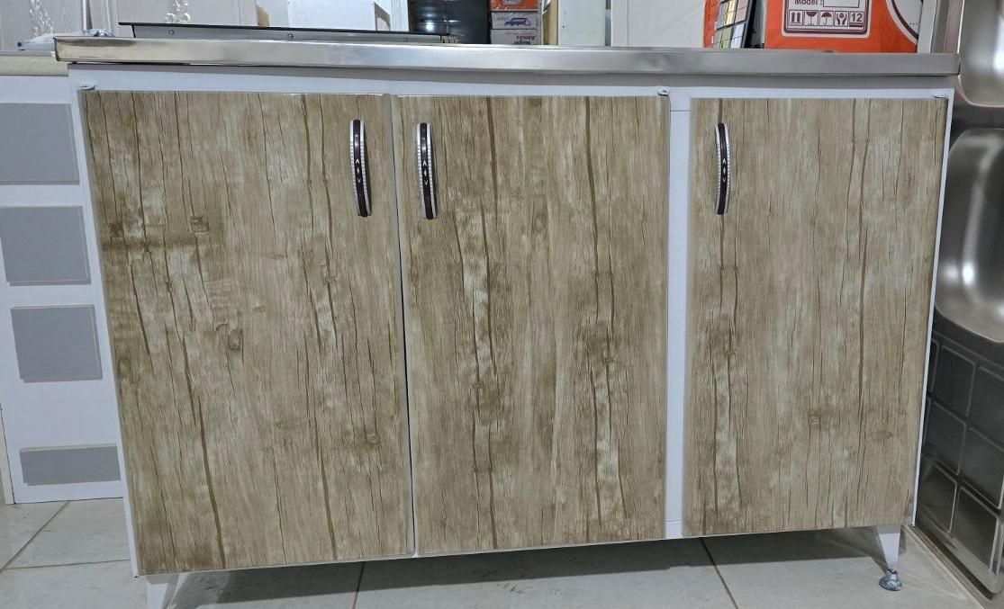 کابینت تمام فلزی نو با سینک نو|مصالح و تجهیزات ساختمان|یزد, |دیوار