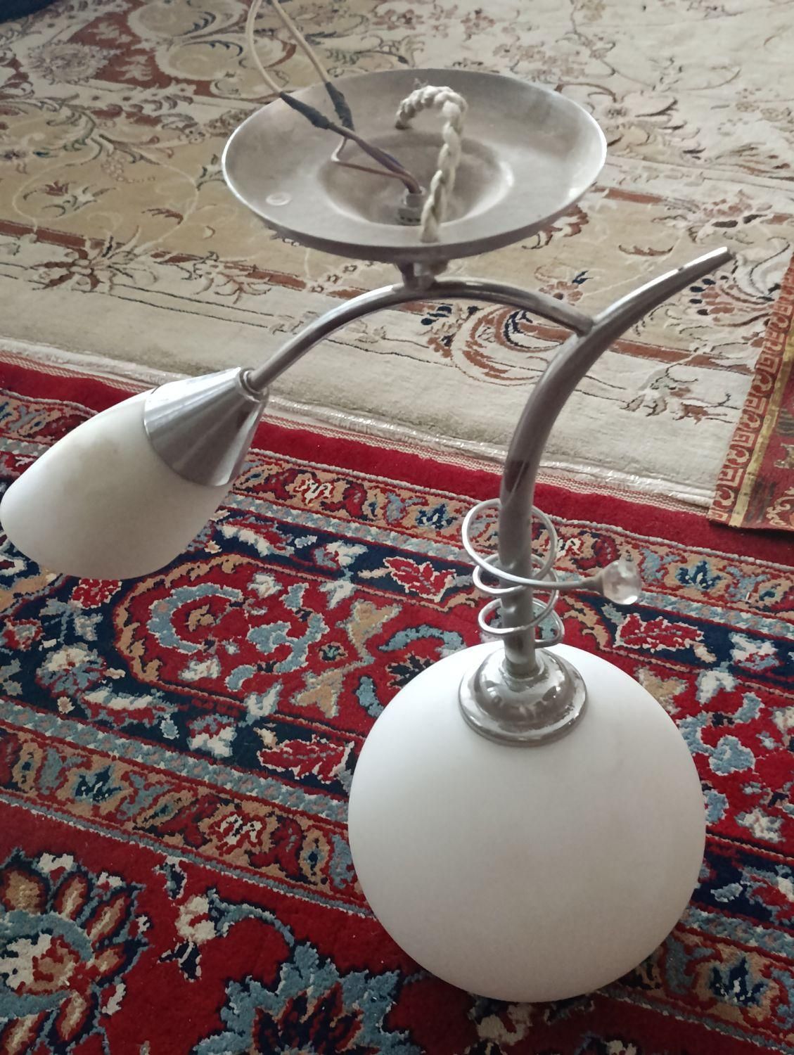 لوسر دوشاخ|لوستر و چراغ آویز|مشهد, آبکوه|دیوار