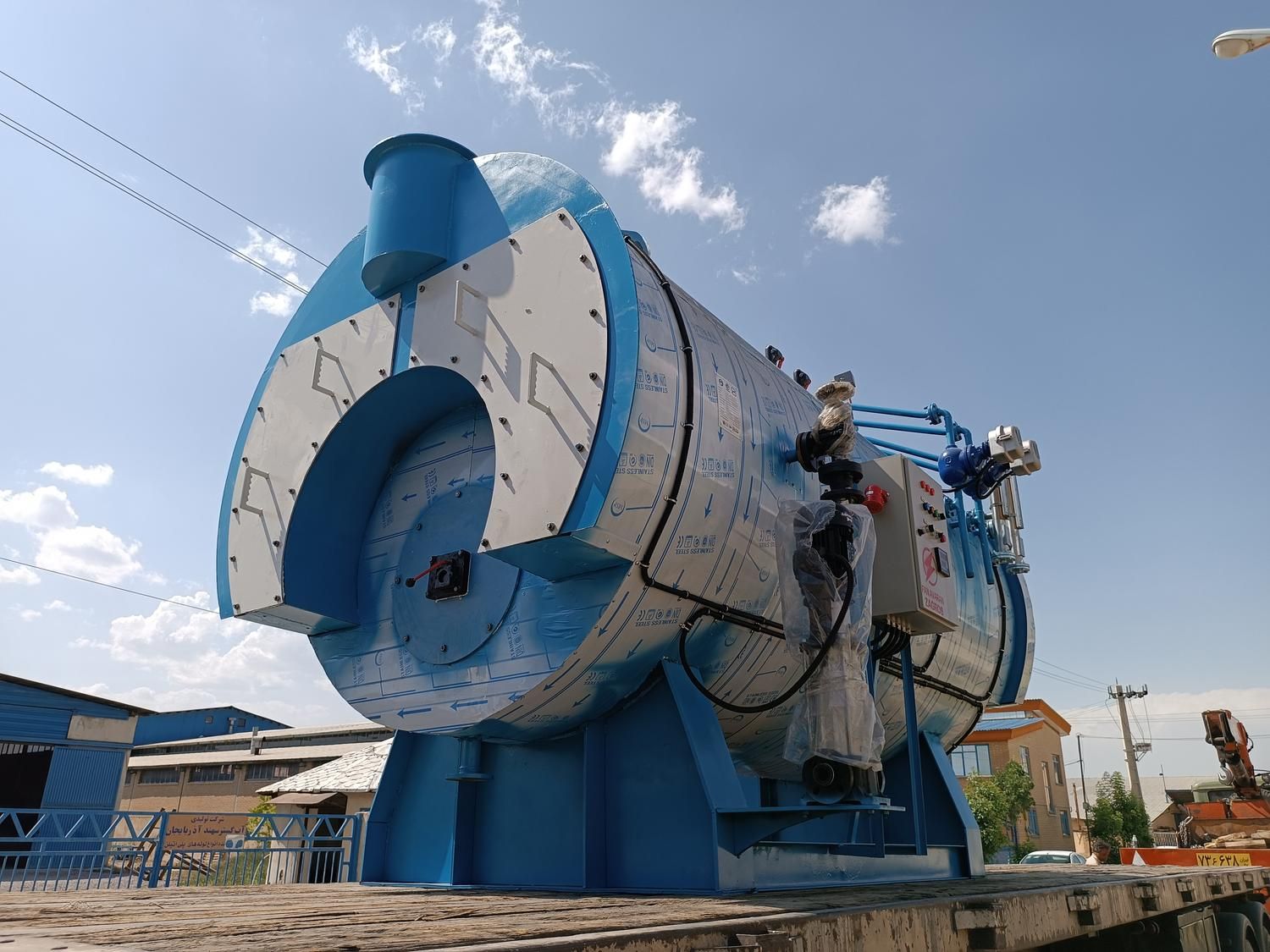 دیگ بخار با مشعل ذغال سنگ zagros|ماشین‌آلات صنعتی|ارومیه, |دیوار