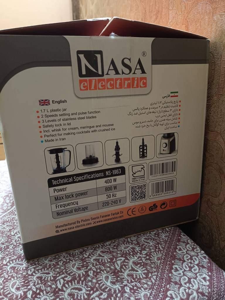 مخلوط کن و آسیاب کن ناسا الکتریک مدل NS-1963|خردکن، آسیاب، غذاساز|تهران, علی‌آباد|دیوار