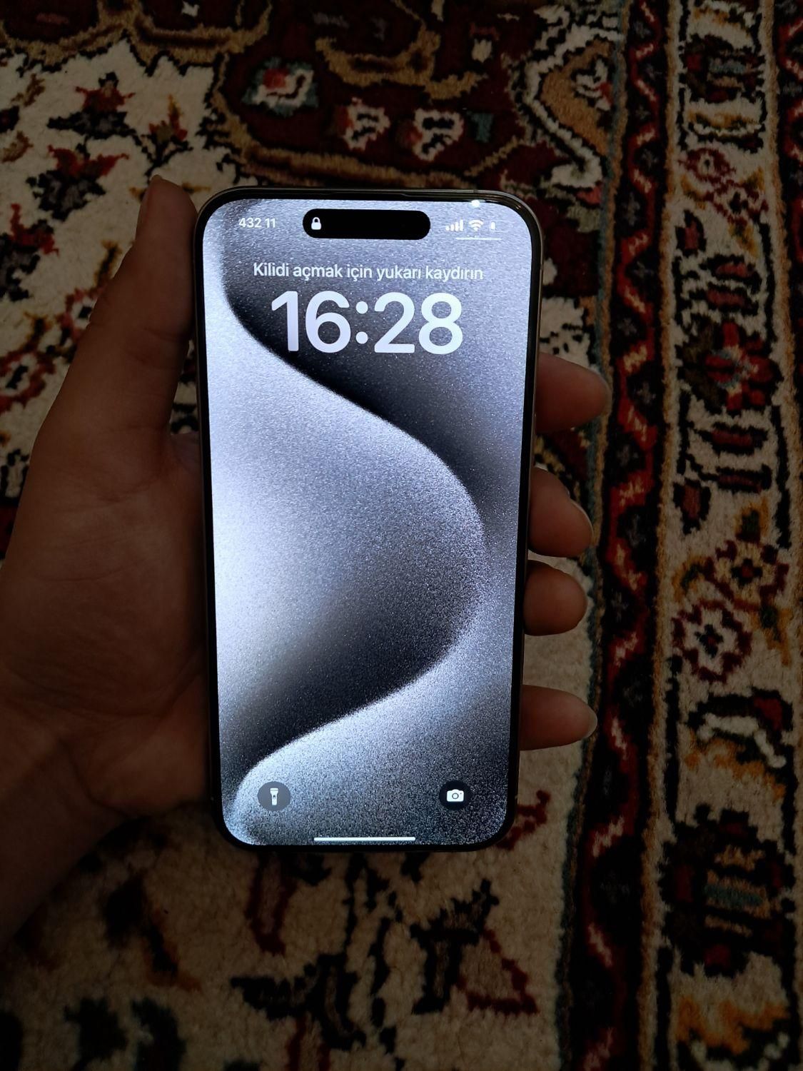 اپل iPhone 15 Pro Max با حافظهٔ ۲۵۶ گیگابایت ZAA|موبایل|تبریز, |دیوار