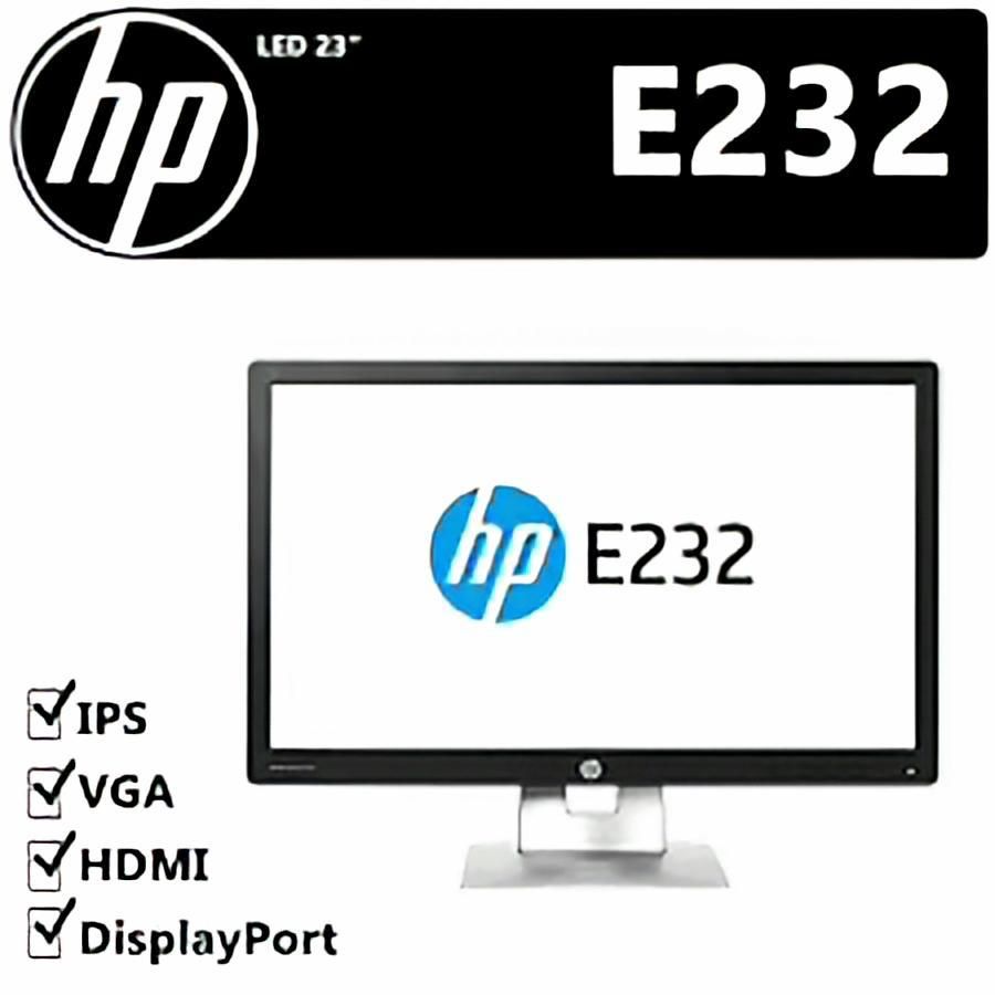 مانیتور23 اینچ اچ پی hp E232 کیفیت full HDصفحه ips|قطعات و لوازم جانبی رایانه|تهران, شهرک آزادی|دیوار