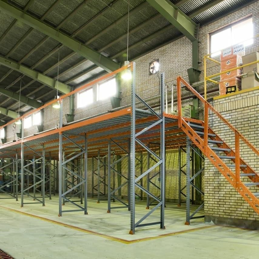 قفسه راک سنگین صنعتی و بالکن نیم طبقه|فروشگاه و مغازه|دماوند, |دیوار