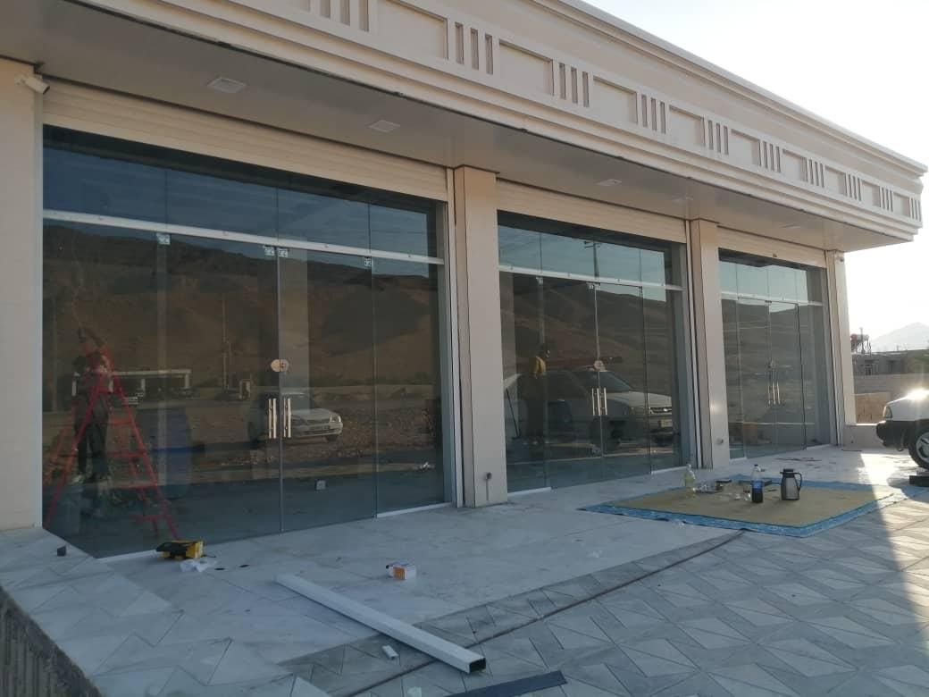 درب شیشه سکوریت + نصب|مصالح و تجهیزات ساختمان|داراب, |دیوار