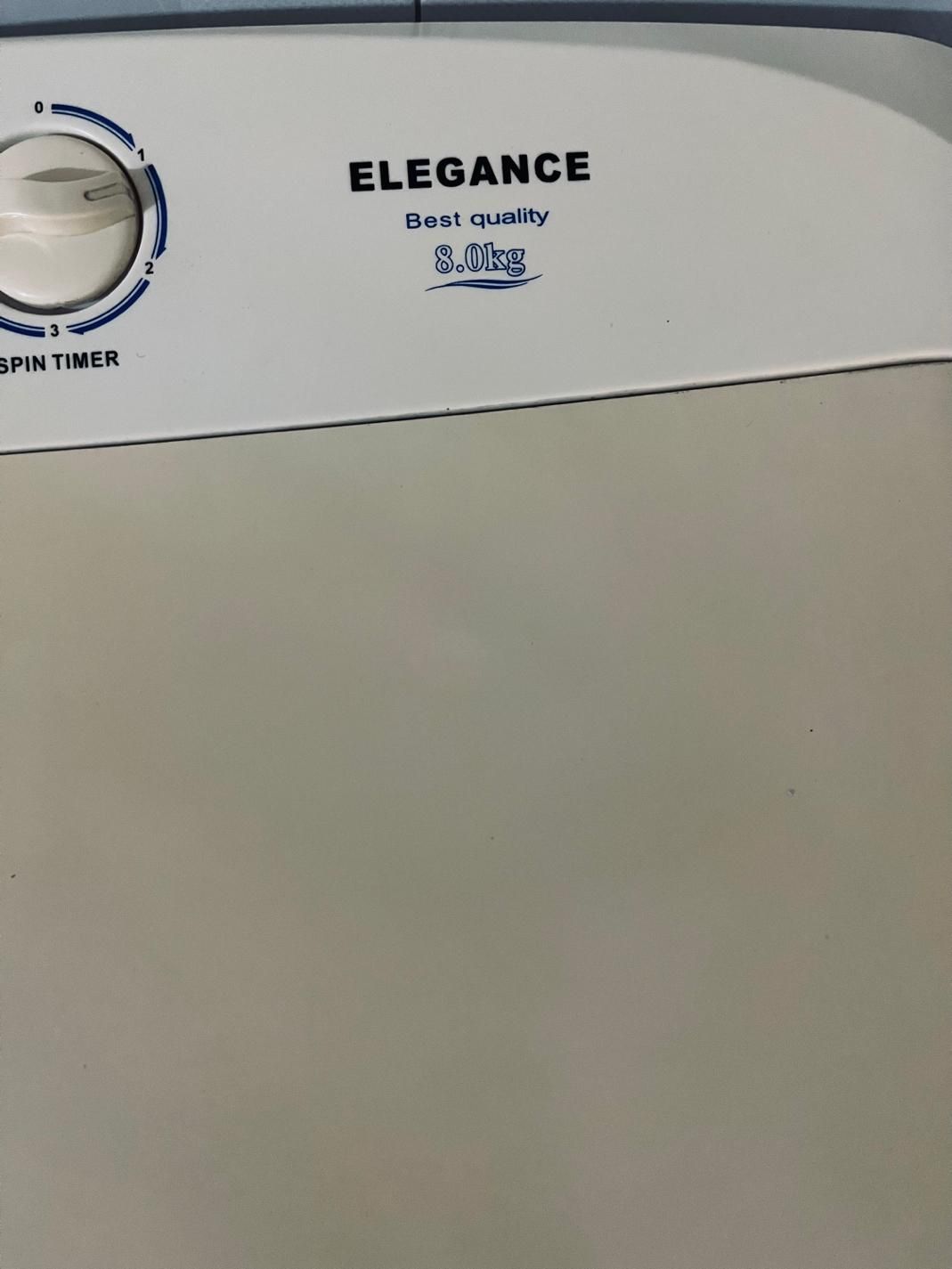 ماشین لباسشویی الگانس ۸ کیلویی - Elegance|ماشین لباسشویی و خشک‌کن لباس|مشهد, امام خمینی|دیوار