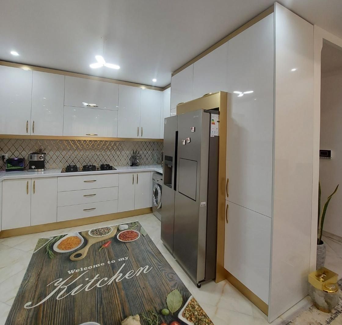 کابینت هایگلاس ترک/سفیدطلایی|مصالح و تجهیزات ساختمان|قم, کلهری|دیوار