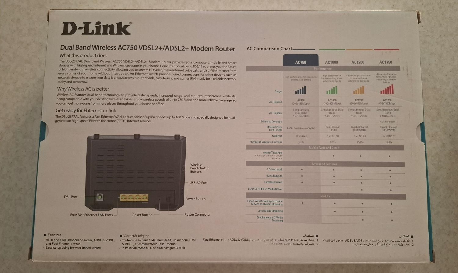 مودم دیلینک D-Link DSL-2877AL|مودم و تجهیزات شبکه|تهران, اراج|دیوار