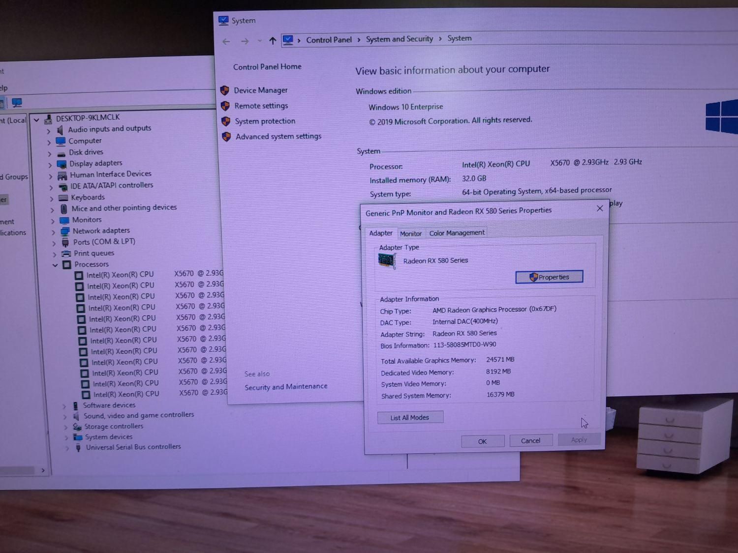 کیس ۱۲هسته رم۳۲ گرافیک8 ssd480Gig|رایانه رومیزی|تهران, چیتگر|دیوار