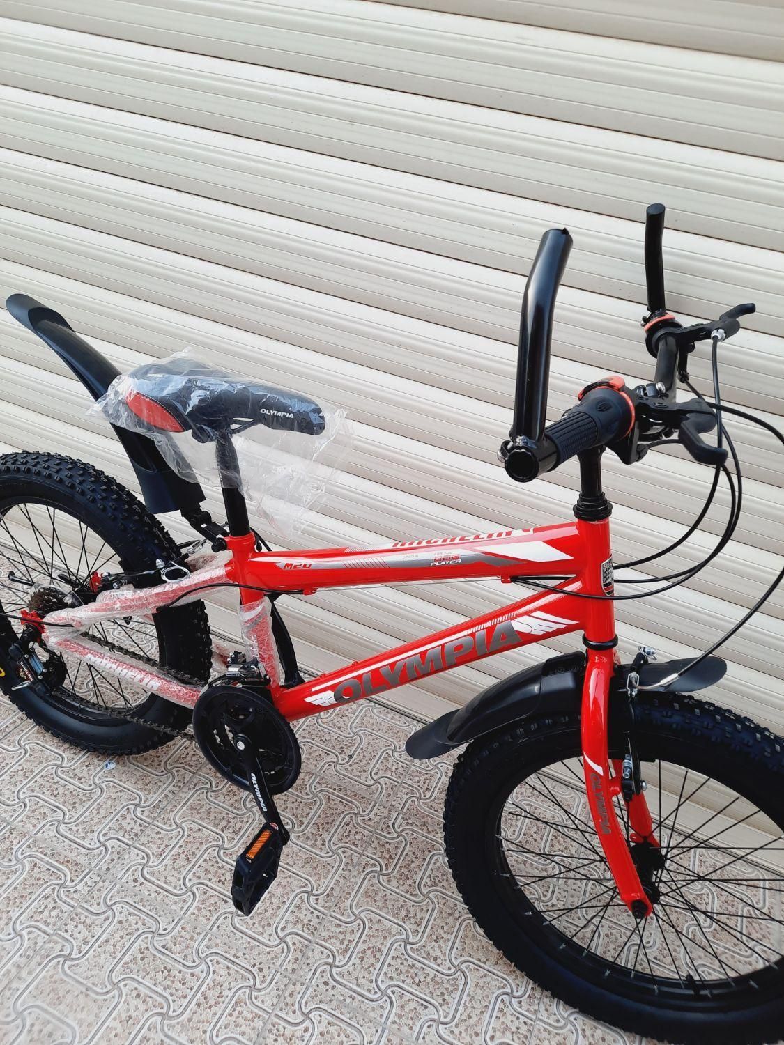 دوچرخه 20 دنده ای المپیا لاستیک پهن|دوچرخه، اسکیت، اسکوتر|قم, امامزاده ابراهیم|دیوار