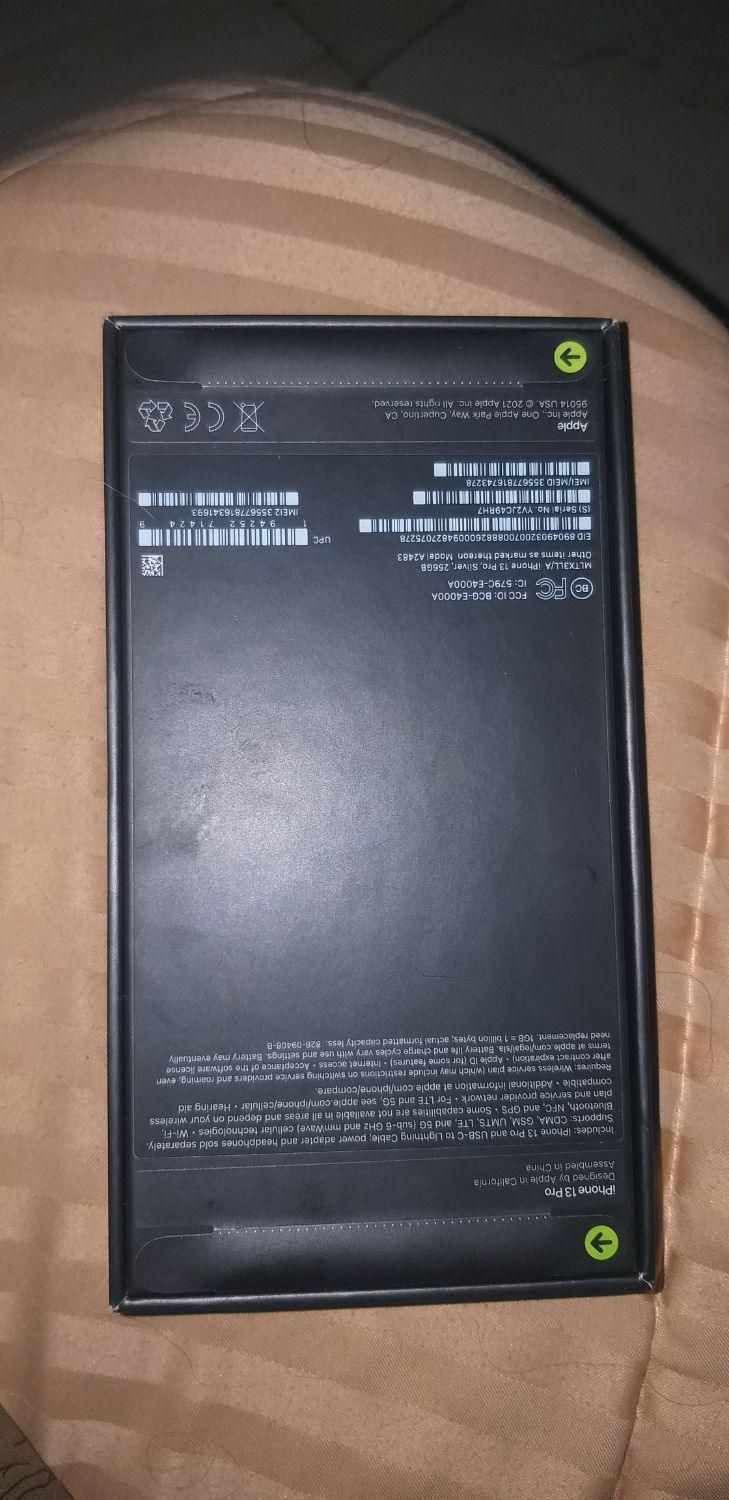 اپل iPhone 13 Pro با حافظهٔ ۲۵۶ گیگابایت|موبایل|تهران, فرمانیه|دیوار